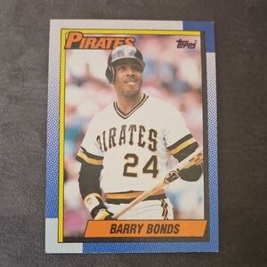 1990 Topps #220 Pirates-Barry Bonds Card